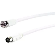 Schwaiger SAT-Anschlusskabel 75 dB 1,5 m F-Stecker/IEC-Buchse