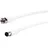 Schwaiger SAT-Anschlusskabel 75 dB 1,5 m F-Stecker/IEC-Buchse
