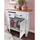 Wohnling Sideboard 79 x 81 x 34,5 cm Weiß / Eiche
