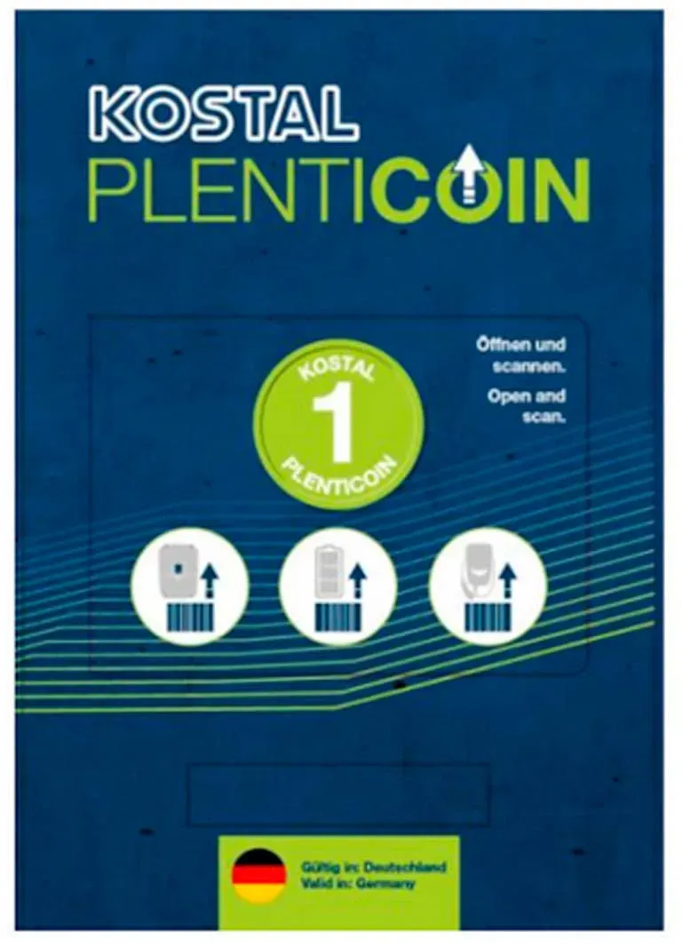 PLENTICOIN Karte 0% MwSt §12 III UstG DE zur Freischaltung von Gerätefunktionen