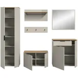 xonox.home Garderobenkombination ¦ creme ¦ Maße (cm): B: 250 H: 190