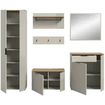 xonox.home Garderobenkombination ¦ creme ¦ Maße (cm): B: 250 H: 190