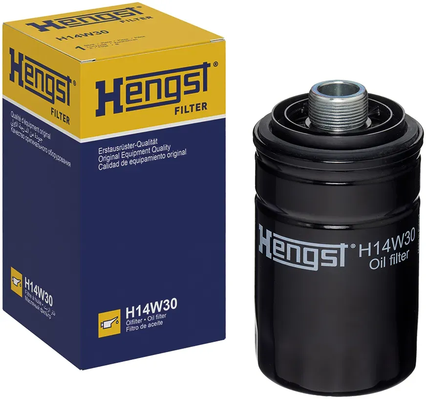 HENGST FILTER Ölfilter h14w30 Anschraubfilter 141mm GewindemaßM27x1.5 für GEELY VAG VW (FAW) (SVW) Skoda