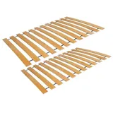 Möbel-Eins SET ACHAT Doppelpack 2x Rollrost, 90 x 200 - 2 Jahre Gewährleistung - mind. 14 Tage Rückgaberecht - 90x200