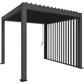 Biohort Pavillonseitenteil 1 Stück 3,27 x 2,35 m Grau