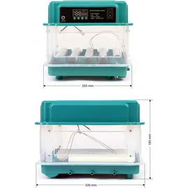 fudajo Vollautomatischer Flächenbrüter für 15 Eier 40 W