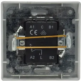 ChiliTec DELPHI Taster Klingeltaster Unterputz 0-250V~/ 10A Weiß