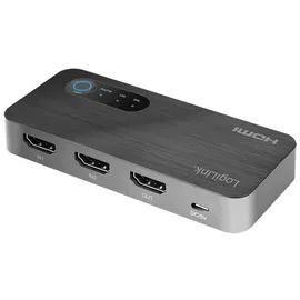 Logilink HD0058 - HDMI-Switch 2x1-Port 8K/60 Hz, HDCP, HDR, VRR, CEC