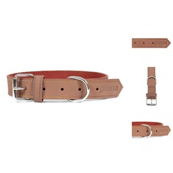 Gloria Hundeleine Hundehalsband Gloria Oasis Braun 60 x 3 cm, Leder braun