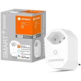 LEDVANCE Intelligente WLAN Steckdose, Wifi Steckdose mit Stromzähler für das SMART Home, kompatibel und steuerbar mit Google, Alexa oder per App, 2,4GHz, Version für Schweiz/CH