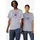 Converse T-Shirt "UNISEX CONVERSE GO-TO ALL STAR PATCH LOGO STANDARD FIT T-SHIRT", Damen, Gr. M, grau, Single Jersey, Obermaterial: 100% Baumwolle, meliert, unifarben, Rundhals, eingesetzt normaler Saum, Shirts T-Shirt