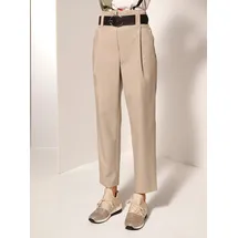 CREATION L Bundfaltenhose beige 48