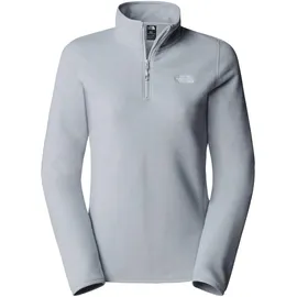 The North Face W 100 Glacier 1/4 Zip EU Damen TNF Light Grey Heather/Größe S