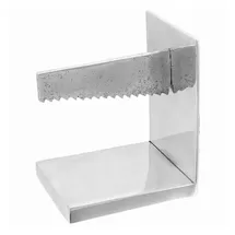 vidaXL Buchstütze Aluminium 11x14x17,5 cm Silber 2 St.