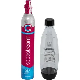 Sodastream Art black + Kunststoffflasche + CO2-Zylinder