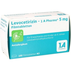 1 A Pharma Levocetirizin-1a Pharma 5 mg Filmtabletten