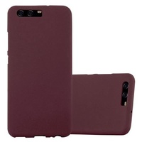 Cadorabo TPU Frosted Cover Huawei P10), Smartphone Hülle, Violett