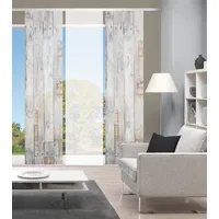Vision Schiebegardine »LIZZA«, (3 St.), SET,SCHIEBEVORHANG,BAMBUS,DIGITALDRUCK, beige