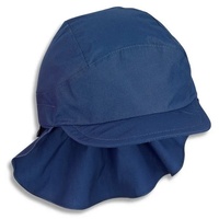 Sterntaler Sterntale Schirmmütze mit Nackenschutz blau, 49 cm
