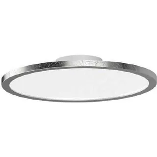 LightMe LED Mini-Panel Blattsilber Ø30cm Lampe 24W GX53 matt 2000lm Click-CCT 2700K & 4000K per Lichtschalter