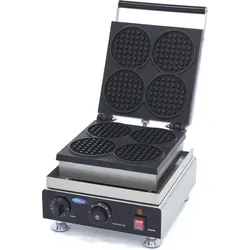 Maxima Gastro Waffelmacher - 4 Waffeln - Mini -Runden
