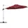 Costway Ampelschirm Ø 330 cm Rot