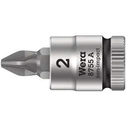 Wera 8755 A Pozidriv Zyklop Bitnuss mit 1/4"-Antrieb - 05003354001