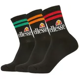 Ellesse PULLO SOCKS Tennissocken 3er Pack Schwarz 40-43