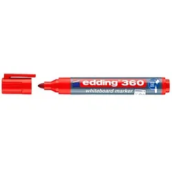 edding 360 Whiteboard-Marker rot 1,5 - 3,0 mm, 10 St.