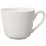 Villeroy & Boch Villeroy und Boch Twist Weiß Mokka-/Espressotasse, 100 ml, Höhe: 6 cm, Premium Porzellan