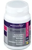 MannaVital Vitamine D3 Platinum Pearls Perle(S) 90 pc(s)