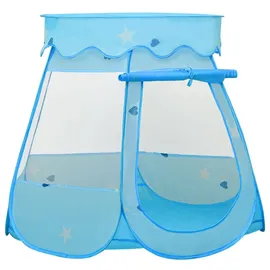 vidaXL Kinder-Spielzelt mit 250 Bällen Blau 102x102x82 cm