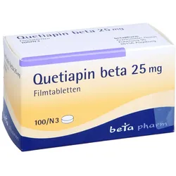 Quetiapin beta 25 mg Filmtabletten 100 St