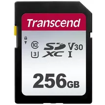 Transcend 256GB SDXC 300S Speicherkarte, UHS-I U3, V30, bis zu 100 MB/s | Ideal für Digitalkameras & Full HD Video
