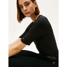 Tommy Hilfiger SLIM 5X2 RIB C-NK Rundhals Schwarz XXXL