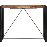 vidaXL Bartisch 140x70x110 cm Altholz Massiv