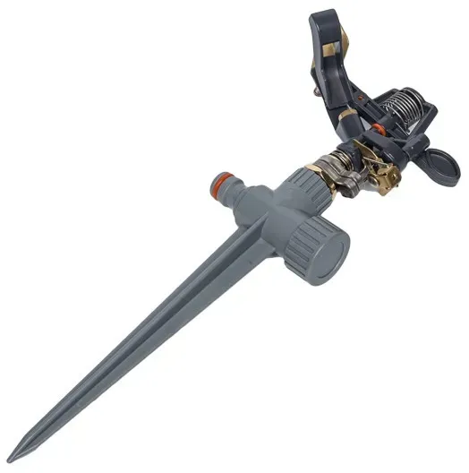 Metal Rasensprenger Kreisregner mit Erdspieß Bradas 4538
