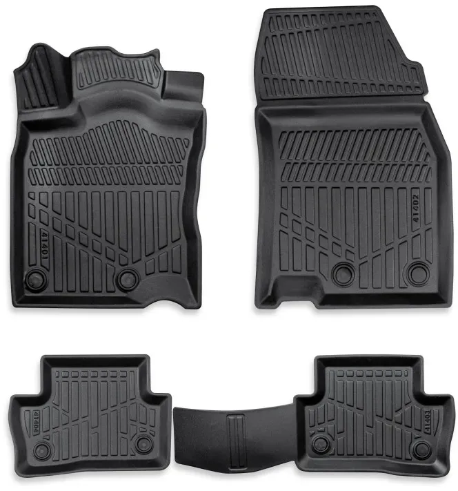 Set, 4 Stück, 3D-Gummifußmatten für den Innenraum Erpassan - RENAULT KADJAR 2015+