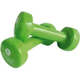 Sveltus Hanteln, Epoxidharz, 1,5 kg, 2 Stück, grün
