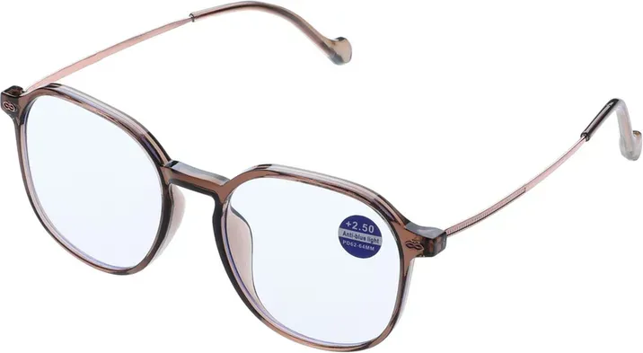 Vollrahmen Lesebrille 300d (Transparent Tee)