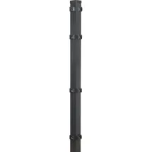 Floraworld Zaunpfosten 6 x 6 x 160 cm Schwarz/Stahl