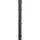 Floraworld Zaunpfosten 6 x 6 x 160 cm Schwarz/Stahl
