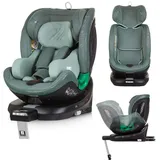 Chipolino i-Size Kindersitz Maximus (40-150 cm) Isofix Stützbein 360° drehbar, Farbe:grün