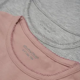 MINYMO Longsleeve MIBasic in rosa | Gr.: 92