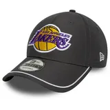 New Era 9FORTY Piping Kappe schwarz rein gelb lila Einheitsgröße