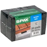 SPAX Terrassen Pads 100 x 100 x 8 mm 20 St.