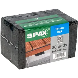 SPAX Terrassen Pads 100 x 100 x 8 mm 20 St.