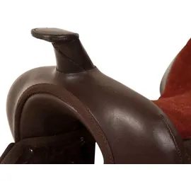 vidaXL Western-Sattel 16" Braun