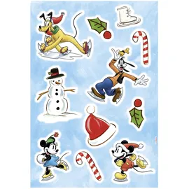 KOMAR Deko-Sticker Mickey Ice Slide 50 cm x 70 cm