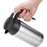 Wasserkocher, 750 Ml, Auto-Elektro-Heizbecher, Tragbarer Reise-Wasserkocher, USB-Trinkbecher, 12 V/24 V(12V)